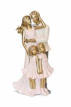 Familia Decorativa - Casal e 2 Meninas - 24cm - Espressione Familia Decorativa - Casal e 2 Meninas - 24cm - Espressione