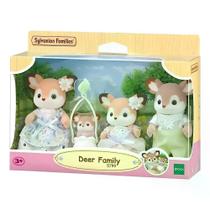 Família Dos Cervos Sylvanian Families Epoch Magia Colorido