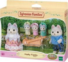 Família dos Huskys Sylvanian Families Epoch Família dos Huskys Sylvanian Families Epoch