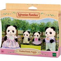 Família Dos Pandas Graciosos Sylvanian Families 4 Bonecos - Epoch