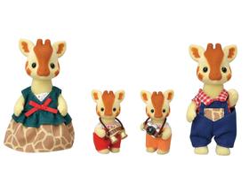 Família Girafa Alta Calico Critters - Conjunto com 4 Bonecos Colecionáveis