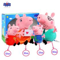 Familia Pig Peppa Pig - Pelúcias fofinhas