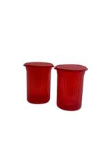 Family Mate Round 2 - Recipiente de Policarbonato Vermelho Importado para Armazenamento