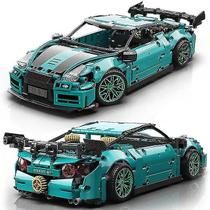 Famoso carro esportivo Gtr Building Block Racing Model Build