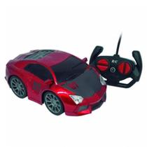 Famous Car r/c 7 Funções Vermelho - Candide