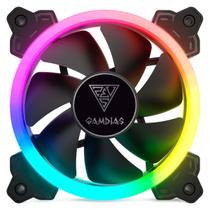 Fan 120mm gamdias aeolus argb preto m2-1201 Fan 120mm gamdias aeolus argb preto m2-1201