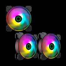 Fan Cooler Argb Fn-12rainbow-d Gamemax 3-fan