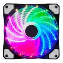 Fan Cooler Gamer Led Colorido Rainbow RGB Simples 120mm PC Gabinete Ventoinha Gamer Led Rgb