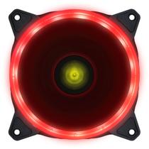 Fan/cooler Gamer Para Gabinete V.ring Anel De Led 120x120mm Vermelho - Vringr