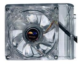 Fan Cooler Led Branco Ventoinha Para Aquário 8 Velocidades