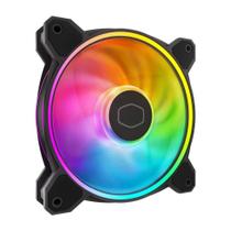 Fan/cooler para gabinete masterfan mf120 halo 2 rgb 120mm - preto -mfl-b2dn-21np2-r2