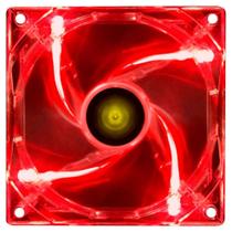 Fan/cooler vx gaming v.light 4 pontos de led 120x120 vermelho - vlightr - Vinik