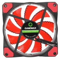 Fan para PC Gamer GF12R 12CM Vermelho 32 LED - Gamemax
