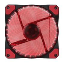 Fan Para Pc Gamer Gf12R 12Cm Vermelho 32 Led