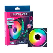 Fan Round5 Aurora Forward 120mm PWM ARGB Preto Fan Round5 Aurora Forward 120mm PWM ARGB Preto