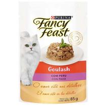 Fancy Feast Sachê Goulash Com Peru Para Gatos Adultos 85G