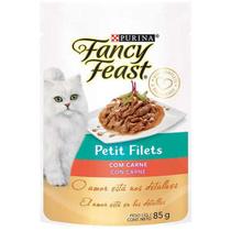 Fancy Feast Sachê Petit Filets Com Carne Gatos Adultos 85G