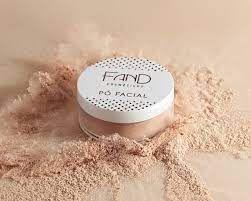 Fand Pó Facial Solto Ultra Fino 20g para Maquiagem