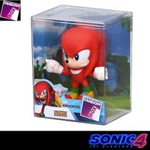 Fandom Box Knuckles 10cm Boneco Colecionável Sonic Oficial Líder Brinquedos Articulado
