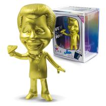 Fandom Box Silvinho Dourado Figura Silvio Santos com Expositor Lider