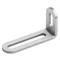 Fanmao 20 peças de suporte em L ajustável de aço inoxidável 8 cm