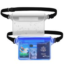Fanny Pack impermeável AirunTech Clear para férias na praia Fanny Pack impermeável AirunTech Clear para férias na praia
