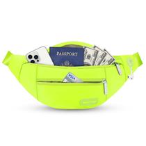 Fanny Pack MAXTOP Large Crossbody com 4 bolsos com zíper Fanny Pack MAXTOP Large Crossbody com 4 bolsos com zíper