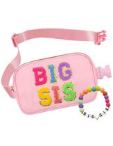Fanny Pack PainZieTeg Big Sister para meninas com pulseira rosa