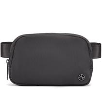 Fanny Pack Pander Cross Body para mulheres em nylon cinza escuro