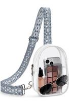 Fanny Pack Telena Clear Stadium aprovado branca Fanny Pack Telena Clear Stadium aprovado branca