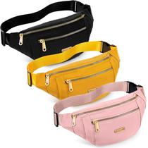 Fanny Packs Reginary Waterproof para mulheres e homens, 3 unidades Fanny Packs Reginary Waterproof para mulheres e homens, 3 unidades