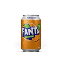 Fanta Laranja Sem Açúcar 350ml