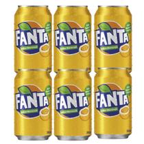 Fanta Maracujá Lata 350ml 6unidades