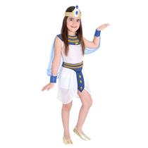 Fantasi Menina Egípcia Infantil Vestido Carnaval + Acessórios Fantasi Menina Egípcia Infantil Vestido Carnaval + Acessórios