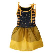 Fantasia Abelhinha Infantil Pop Vestido com Asas