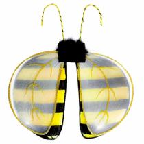 Fantasia Abelhinha Luxo Asa Dupla Infantil e Bebê C/ Antena