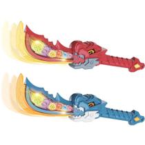Fantasia Acessório Espada Dino Power com LUZ, Som e Movimento
