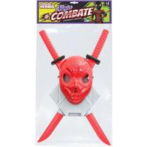 Fantasia Acessório Ninja Combate C/ Mascara 62Cm - GNA