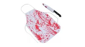 Fantasia açougueiro killer adulto halloween festas