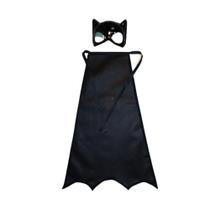 Fantasia adereço de mulher gato e/ou homem morcego, kit, infantil