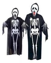 Fantasia Adulto Amostradinho Pânico Esqueleto 120cm Fantasia Adulto Amostradinho Pânico Esqueleto 120cm
