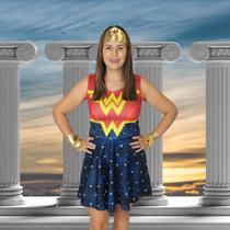 Fantasia Adulto Mulher Super Heroína Amazonas Maravilhosa Fantasia Adulto Mulher Super Heroína Amazonas Maravilhosa