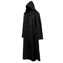 Fantasia Adulto Sith Robe Jedi Preta - Halloween