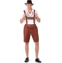Fantasia Alemão Masculino Adulto com Chapéu Fantasia Alemão Masculino Adulto com Chapéu