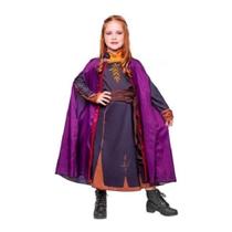 Fantasia Ana Anna Luxo Frozen 2 Infantil Vestido Original