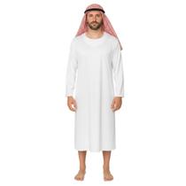 Fantasia Árabe Adulto Sheik Sultão Muçulmano Marroquino Príncipe do Deserto Festa das Arábias Carnaval Bloquinho Tamanho Fantasia Árabe Adulto Sheik Sultão Muçulmano Marroquino Príncipe do Deserto Festa das Arábias Carnaval Bloquinho Tamanho