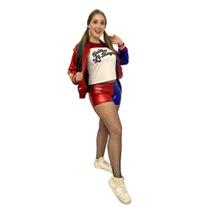 Fantasia Arlequina Esquadrão Suicida Adulta Luxo Fantasia Arlequina Esquadrão Suicida Adulta Luxo