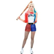 Fantasia Arlequina Harley Quinn Adulto Feminina Esquadrão Suicida - Sulamericana