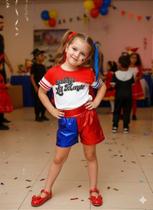 Fantasia Arlequina para Crianças - Fantasia de Carnaval Fantasia Arlequina para Crianças - Fantasia de Carnaval