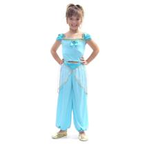 Fantasia As Princesas Infantil Conjunto de Princesa da Arábia com Calça e Blusa Sulamericana 933556